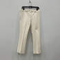 Womens Black Flat Front Pockets Straight Leg Classic Dress Pants Size 10 image number 1