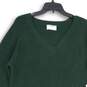 NWT Old Navy Womens Green Knitted Ribbed V-Neck Long Sleeve Sweater Dress Size L image number 3