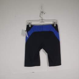 NWT Mens Drawstring Waist Flat Front Compression Swimwear Shorts Size 36 alternative image