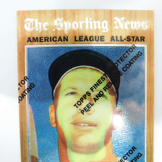 1997 Mickey Mantle Topps Reprints Finest (1962 All-Star) NY Yankees image number 2