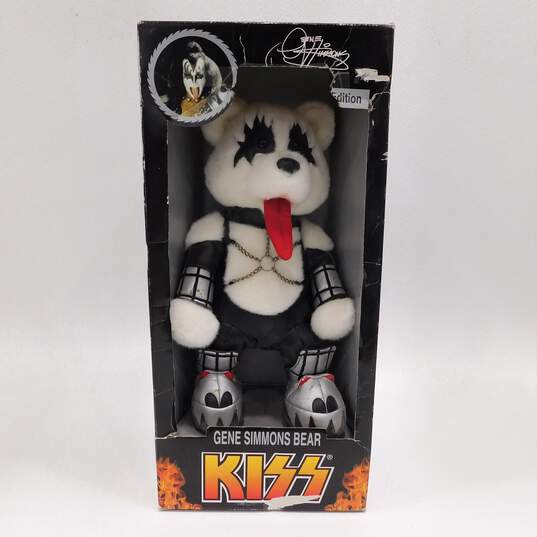 KISS Love Gun Bear Gene Simmons Spencers Limited Collector’s Edition 1998 Plush image number 1