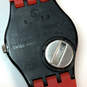 Designer Swatch Swiss Adjustable Strap Round Dial Analog Wristwatch image number 5
