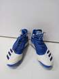 Adidas Men's Blue And White Icon V Boost Baseball Cleats Size 10 image number 1