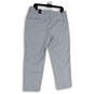 NWT Womens Gray White Modern Fit Narrow Leg Stretch Dress Pants Size 14P image number 2