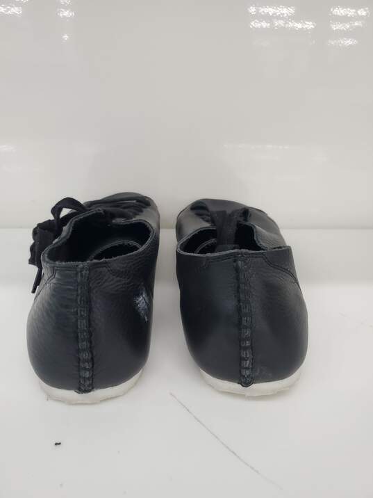 Men otz Shoes Leather Black Shoes Size-10.5 Used image number 5