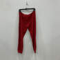 NWT Womens Red Raglan Sleeve Crew Neck Two Piece Pajama Set Size Large image number 5