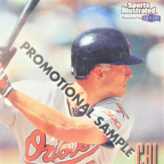 1998 HOF Cal Ripken Jr Fleer Sports Illustrated World Series Fever Promo Sample Baltimore Orioles image number 2