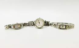 Bulova Michael Kors & Fossil Icy Rhinestone & Silver Tone Women's Watches 181.5g