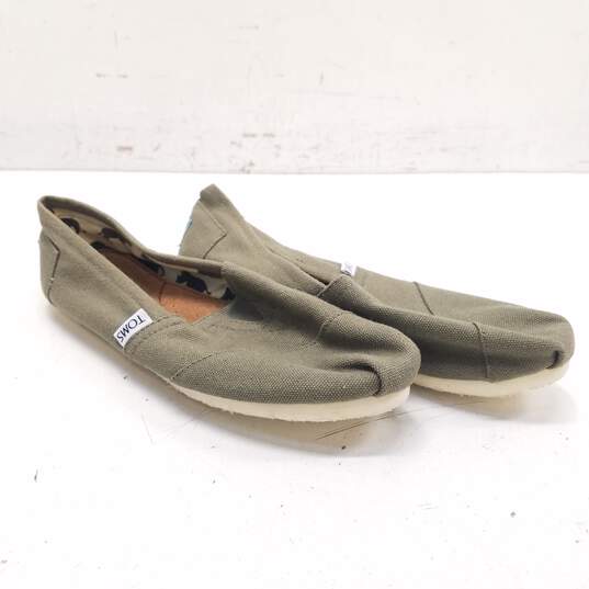 Toms Classic Slip On Shoes Green 7.5 image number 3
