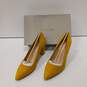 Franco Sarto Women's Yellow Heels Size 8 image number 1