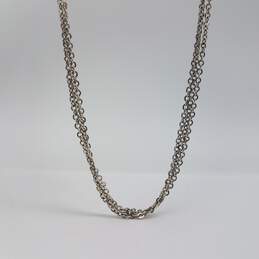 Brighton Silver Tone Assorted Gemstone Chain Pendant Necklace Earring Bundle 3pcs 42.3g alternative image