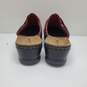 Clarks Hayla Marina Red Leather Clogs Women's Size 9.5 image number 5