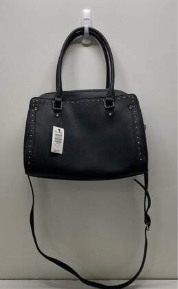 Torrid Black Faux Leather Studded Shoulder Satchel Bag