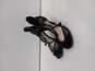 Fergalicious by Fergi Women's Black Strappy Peep Toe Stiletto Heel Pumps Size 9M image number 1