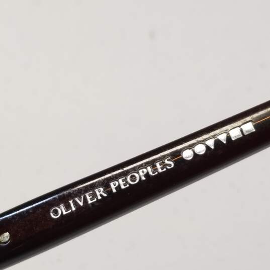 Oliver Peoples E.J. III Oval Brown Eyeglasses Rx (Frame) image number 7