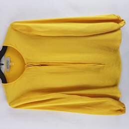 Kasper Women Yellow Shirt XS NWT