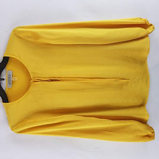 Kasper Women Yellow Shirt XS NWT image number 1
