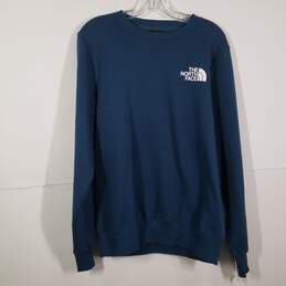 Mens Graphic Crew Neck Long Sleeve Pullover Sweatshirt Size Small