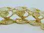 Elegant 14k Yellow Gold Filigree Hoop Earrings 5.3g image number 3