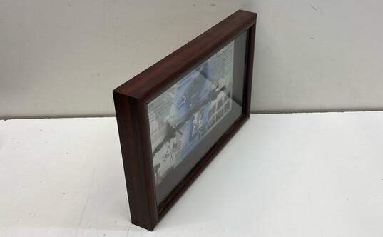 Framed Korean War Artifact -The Wire Fence From DMZ image number 4