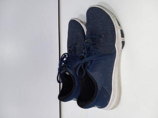 Men's Nike Flex Control Tr3 Dark Blue Athletic Training Shoes 10 image number 4