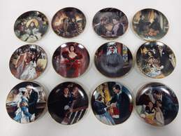 Set of 12 Gone With The Wind Golden Memories Mini Plates alternative image