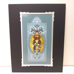 Matted Print Art from The Art of Disney Theme Parks - Papel Picado Totem from The Haunted Mansion by Francisco Herrera