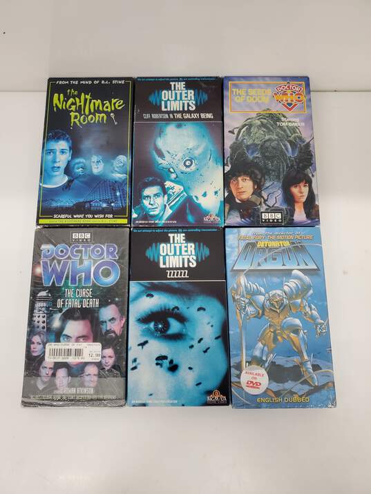 Lot of 9 VHS Tape Untested image number 1