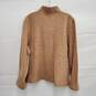 Herman Geist WM's 100% Wool Beige Hook & Loop Sweater Jacket Size XL image number 2