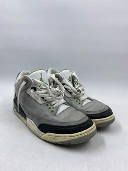 Nike Air Jordan 3 Grey Athletic Shoe Men 9.5