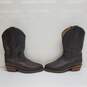 Chippewa Men’s Sz 10D Western Cowboy Pull On Boots Brown Leather image number 1