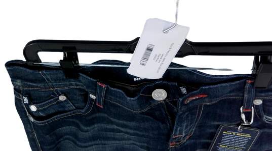 NWT Rock & Republic Womens Blue Medium Wash Pockets Bootcut Denim Jeans Size 28 image number 5