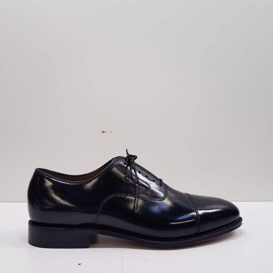 Johnson & Murphy Patent Leather Lace Up Shoes Black 12 image number 1