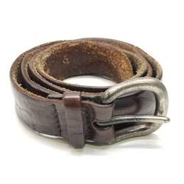 Orciani Brown Leather Men's Belt