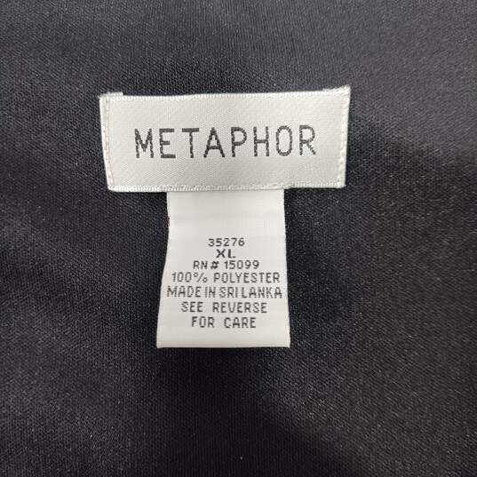 Women’s Metaphor Bell Sleeve V-Neck Blouse Sz XL image number 3
