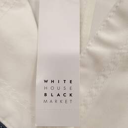 White House Black Market Women Ivory Jacket Sz 6 NWT alternative image