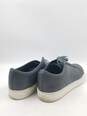 Lanvin Steel Blue Leather Sneakers M 10 COA image number 4