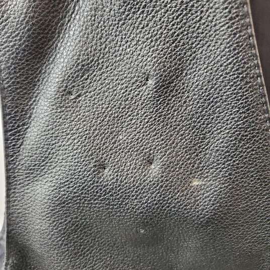 Men's Black First Leather Apparel Leather Vest Size 4X image number 5