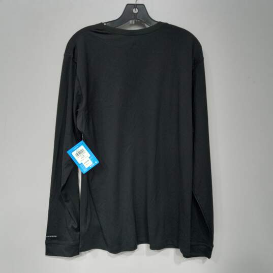 Colombia River Chill Black Men's Long Sleeve Shirt Size L NWT image number 3