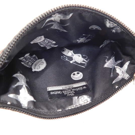 Harvey's Disney Nightmare Before Christmas Oogie Boogie Bugs Seatbelt Wallet Bag Bow Keychain image number 5