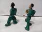 Pair of Asian Style Man/Woman Dancer Ceramic Planter Figurines image number 2