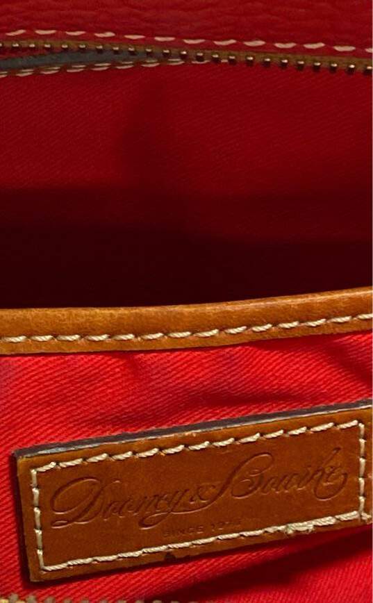 Dooney & Bourke Red Pebbled Leather Tote Bag image number 4