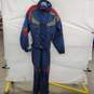 Spyder Men's Red & Navy Insulated Snow Ski Jumpsuit Size Large image number 1