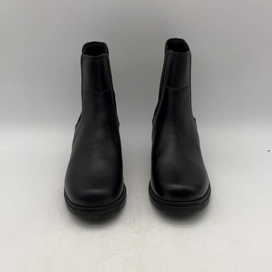 Cole Haan Womens Black Round Toe Block Heel Pull-On Chelsea Boots Size 8.5 image number 3