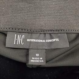 INC International Women Black Flared Pants Sz 10 NWT