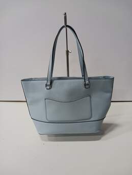 Guess Sky Blue Small Zip Up Tote Bag Purse Top Handle alternative image