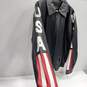 Leather World by Lucky Leather Men's Patriot "USA" Leather Jacket Size XXL image number 3