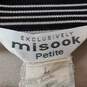 Misook Petite Tan Acrylic Open Cardigan Sweater Women's L image number 3