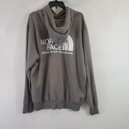 The North Face Men Grey Graphic Hoodie XL alternative image