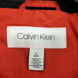 Calvin Klein Men Red Quilted Vest Jacket L
